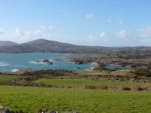 View of the Celtic Sea in Toormore, a small village on the road to Mizen Head.